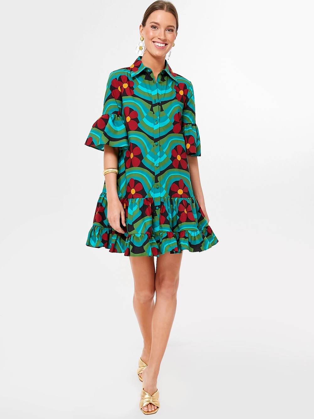 La DoubleJ Ashbury Choux Mini Dress Size XS